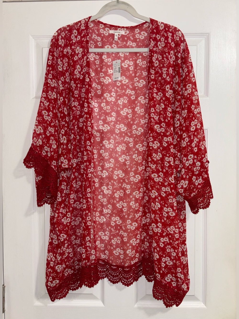 Maurices Kimono Size XXL NWT